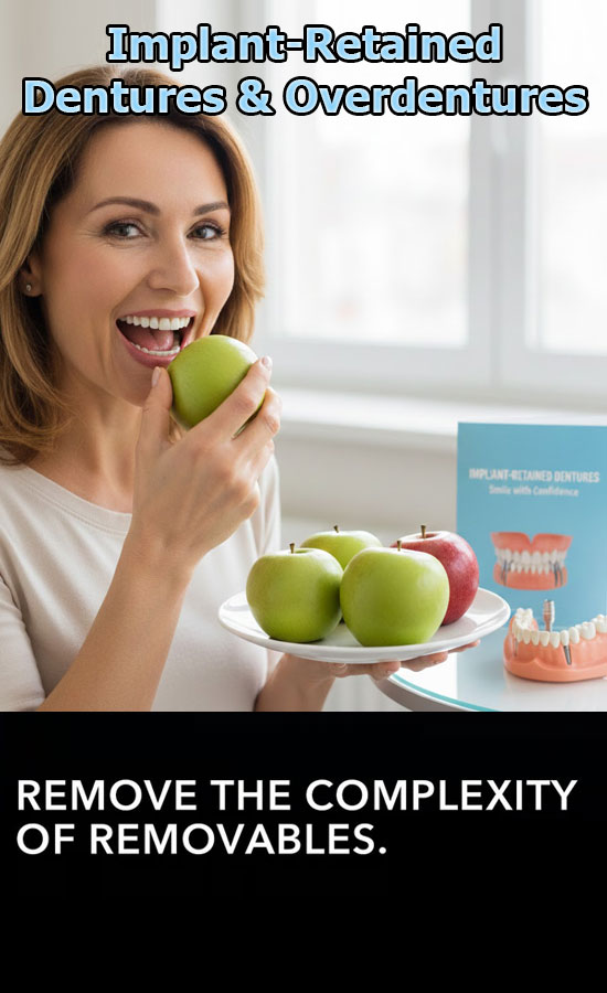 Implant-Retained Dentures & Overdentures